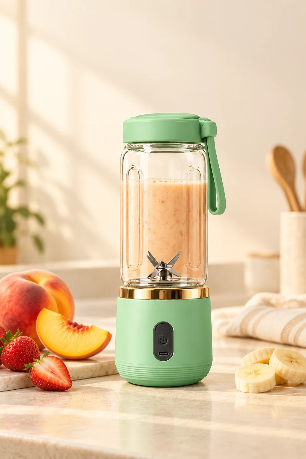 Your portable 400ml blender for quick drinks on the go.
