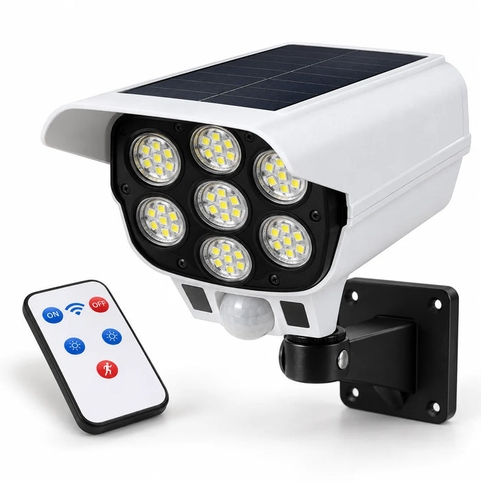 Solar Sensor Security Light – 77 LED with Remote