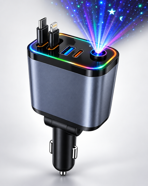 4-in-1 Starry Sky car charger product image